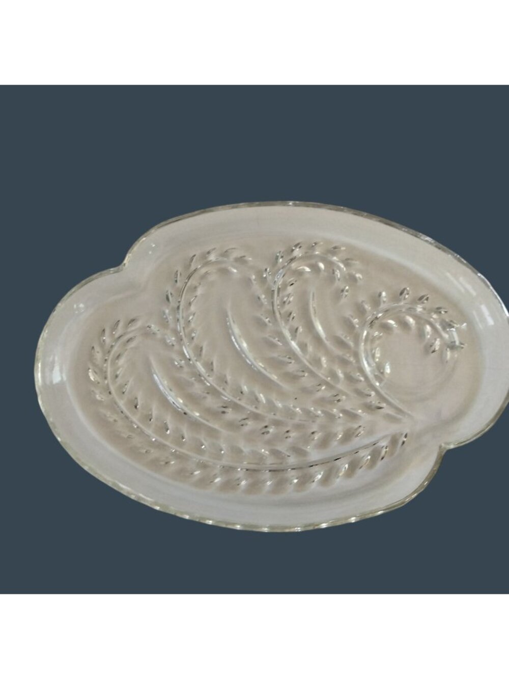 Federal Glass Snack Luncheon Plate Homestead Wheat Replacement Vintage